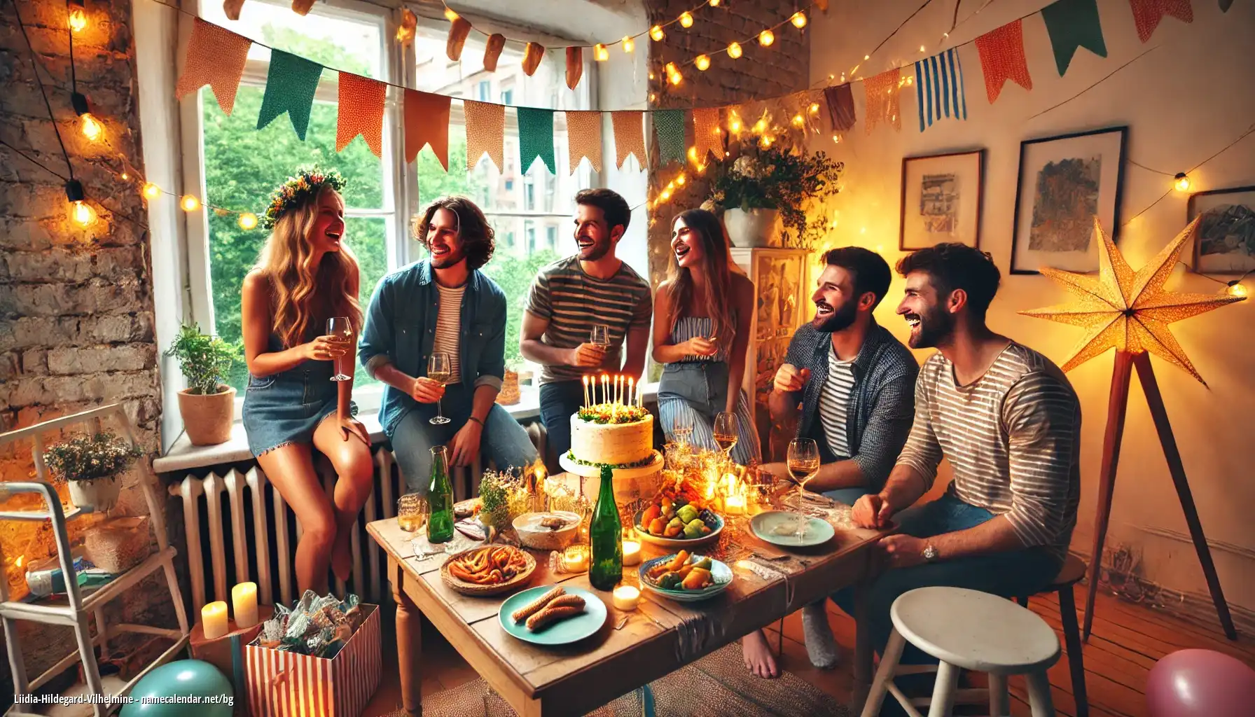 Празнуване на имен ден и име - Liidia-Hildegard-Vilhelmine