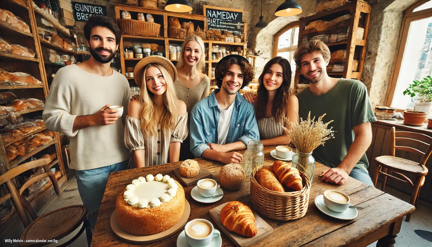 Празнуване на имен ден и име - Willy Melvin