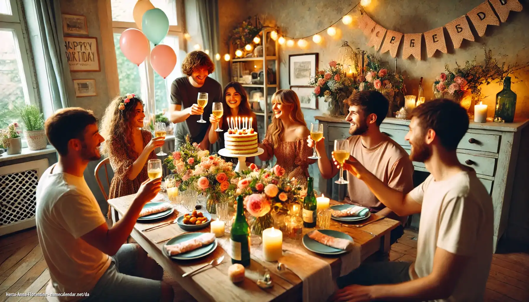 Fejring af navnedag og navn - Herta-Anna-Florentine