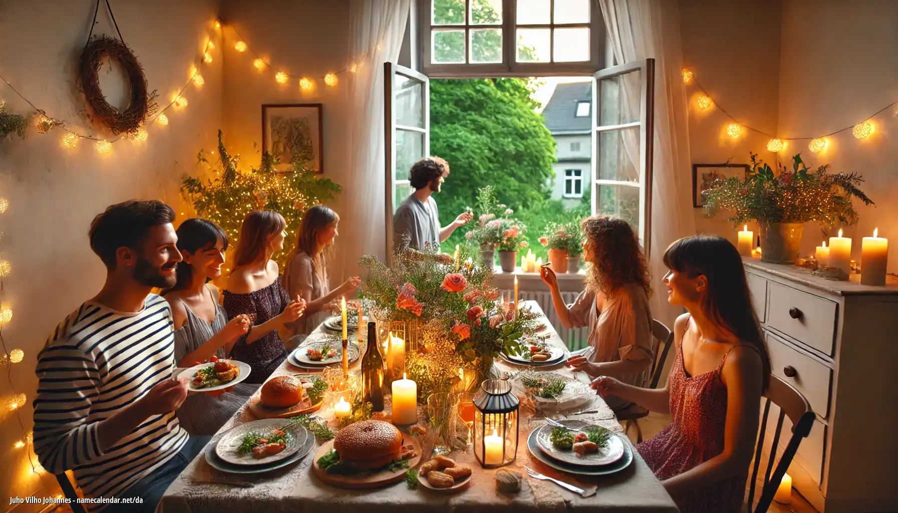 Fejring af navnedag og navn - Juho Vilho Johannes