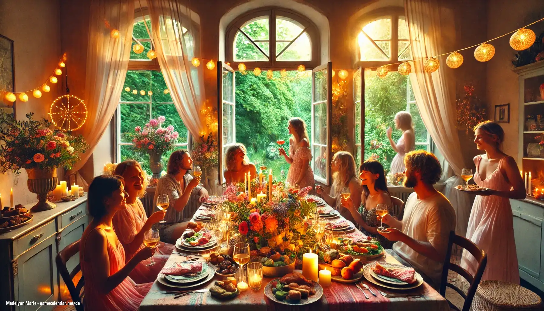 Fejring af navnedag og navn - Madelynn Marie