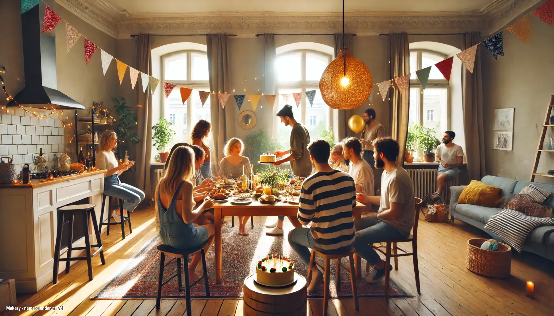 Fejring af navnedag og navn - Makary