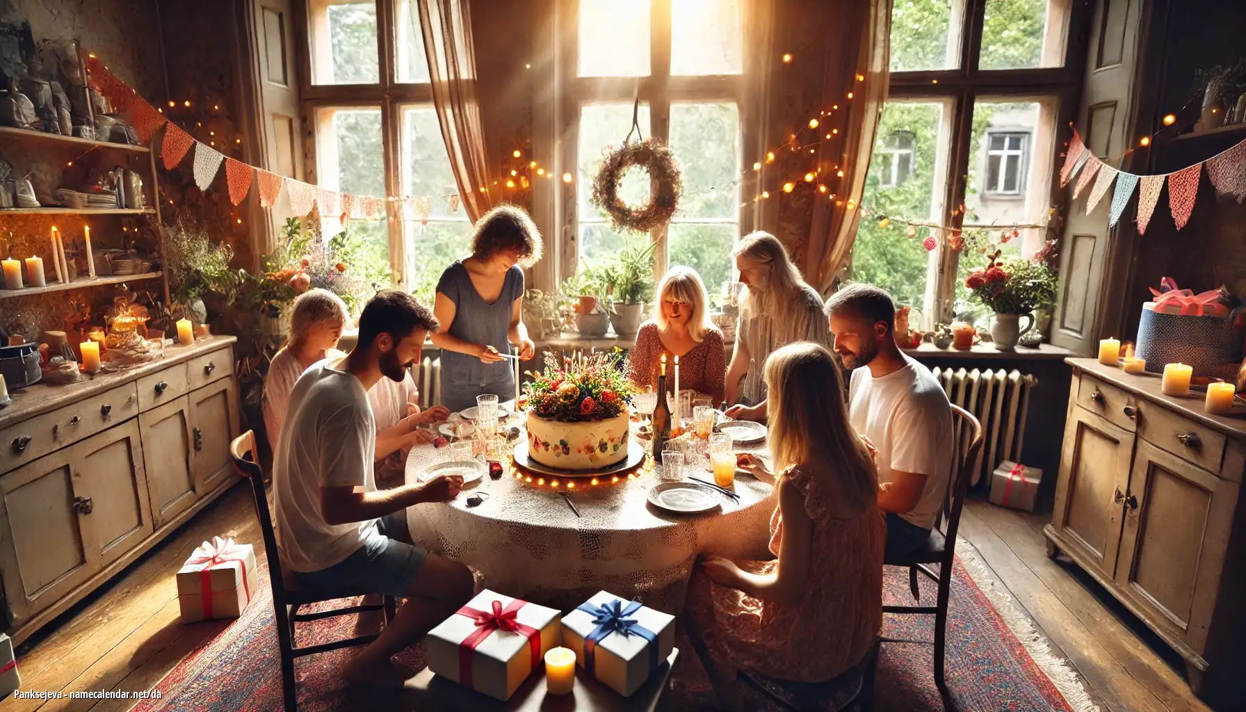 Fejring af navnedag og navn - Panksejeva