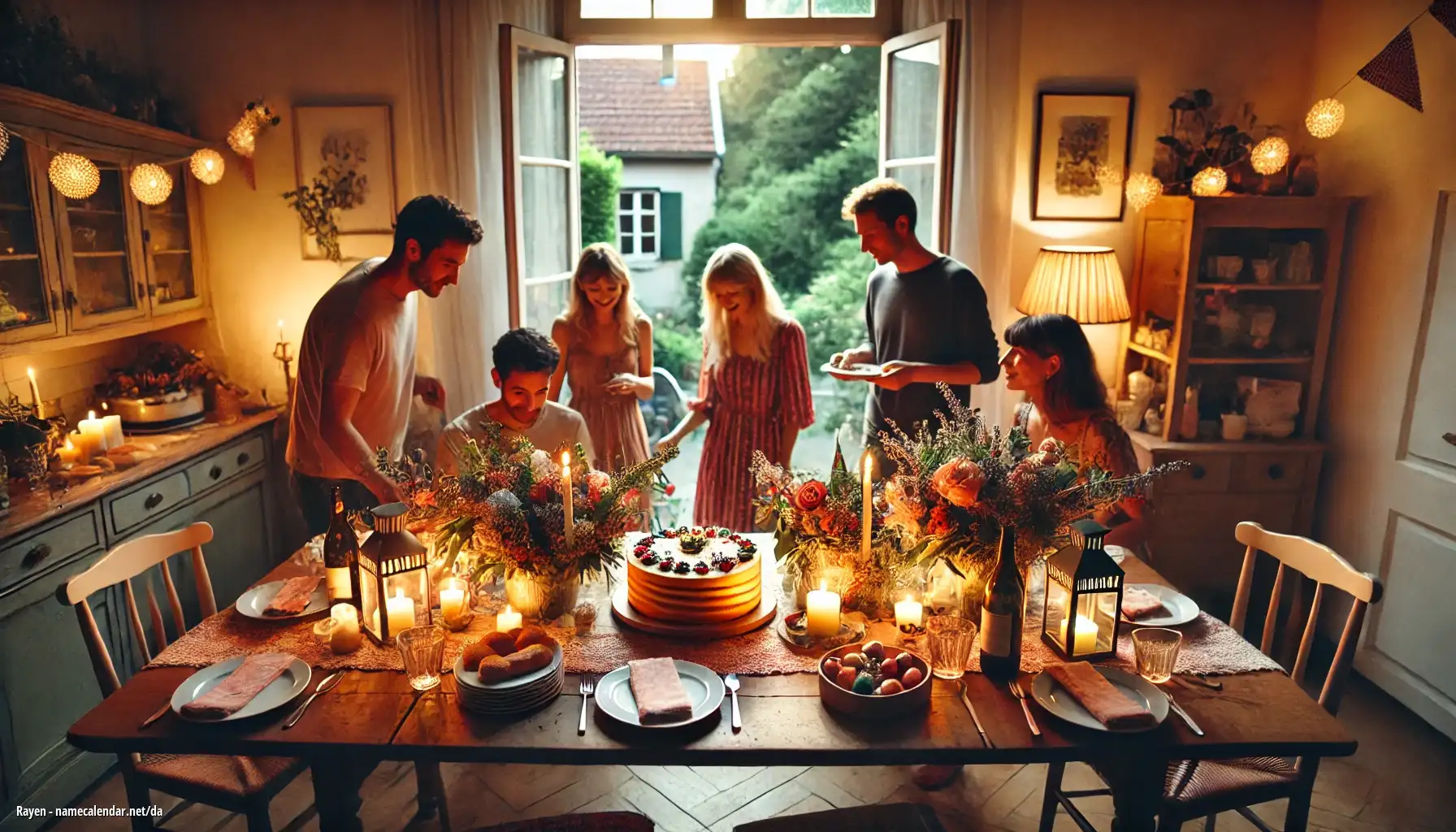 Fejring af navnedag og navn - Rayen