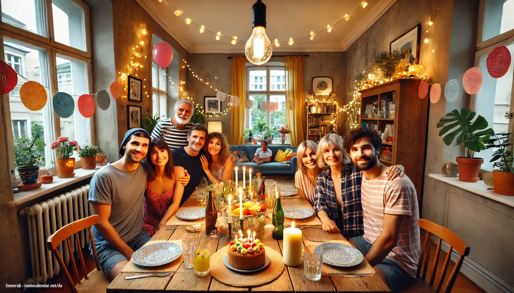 Fejring af navnedag og navn - Semerak