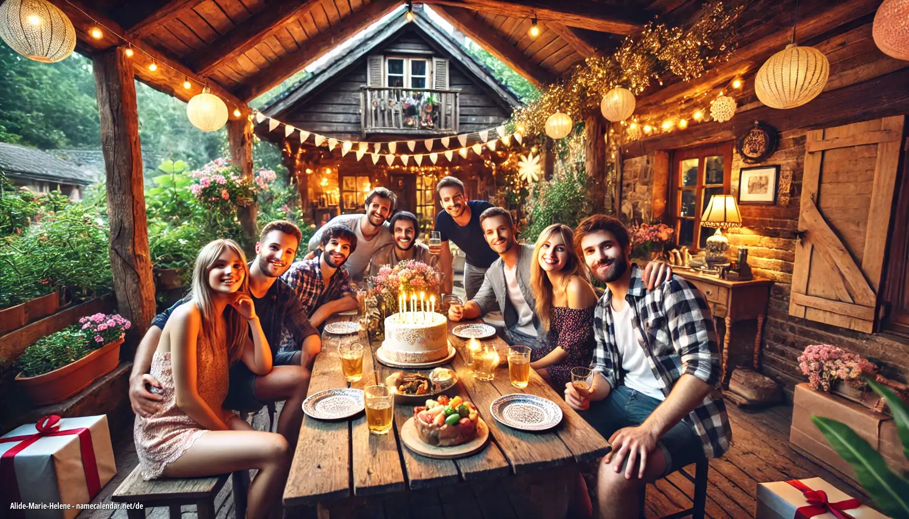 Feier des Namenstages und des Namens - Alide-Marie-Helene