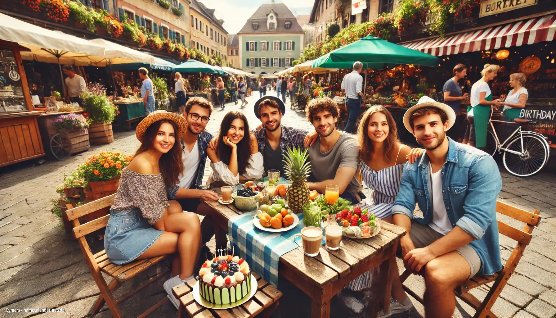 Feier des Namenstages und des Namens - Eymers