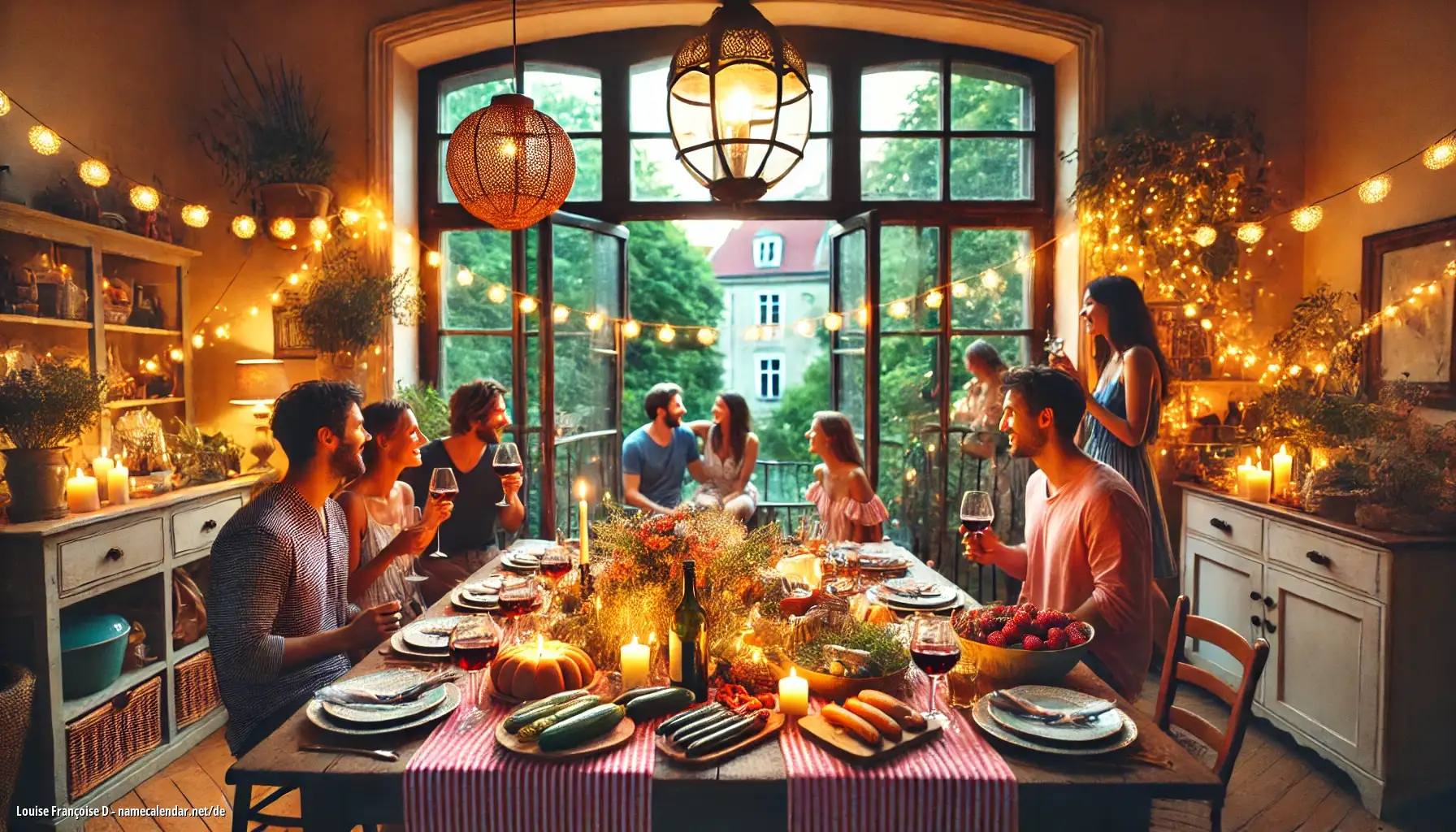 Feier des Namenstages und des Namens - Louise Françoise D