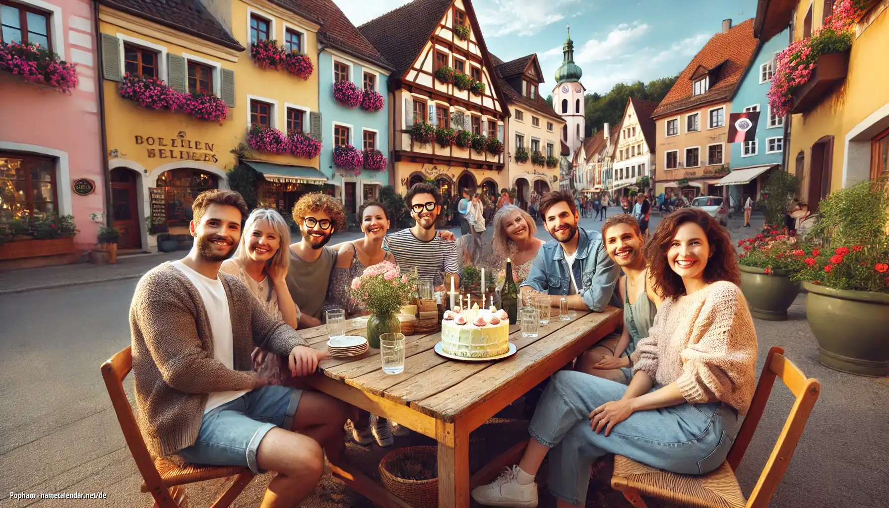 Feier des Namenstages und des Namens - Popham