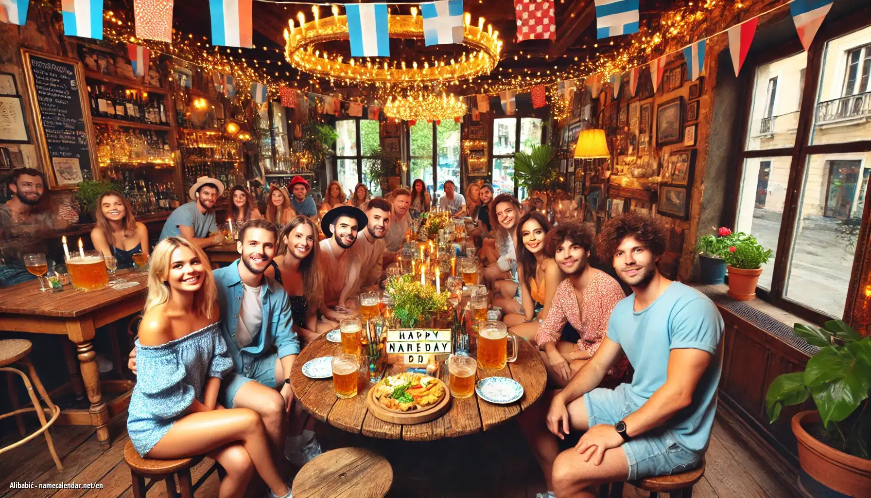 Celebration of name day and name - Alibabić