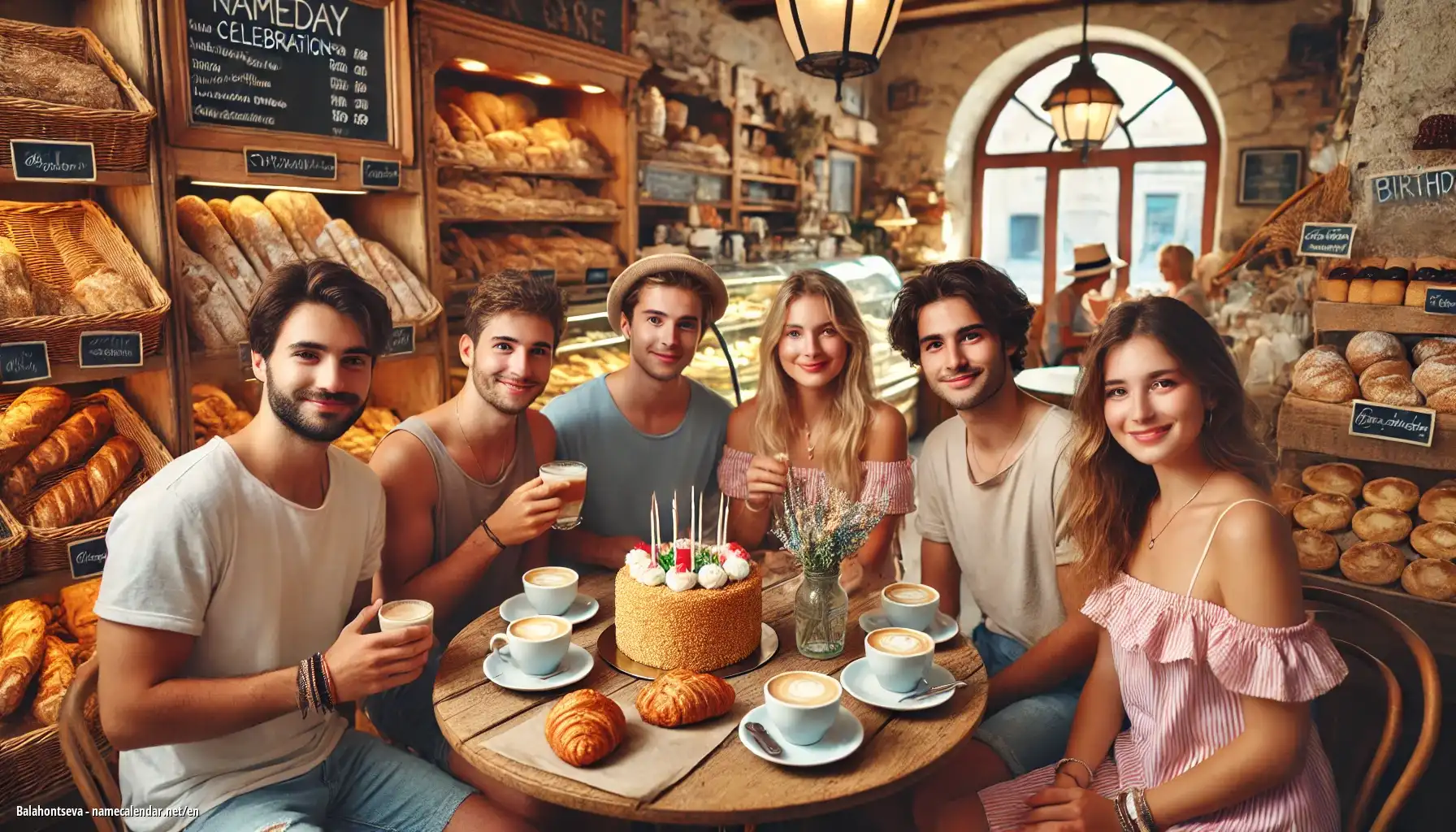 Celebration of name day and name - Balahontseva