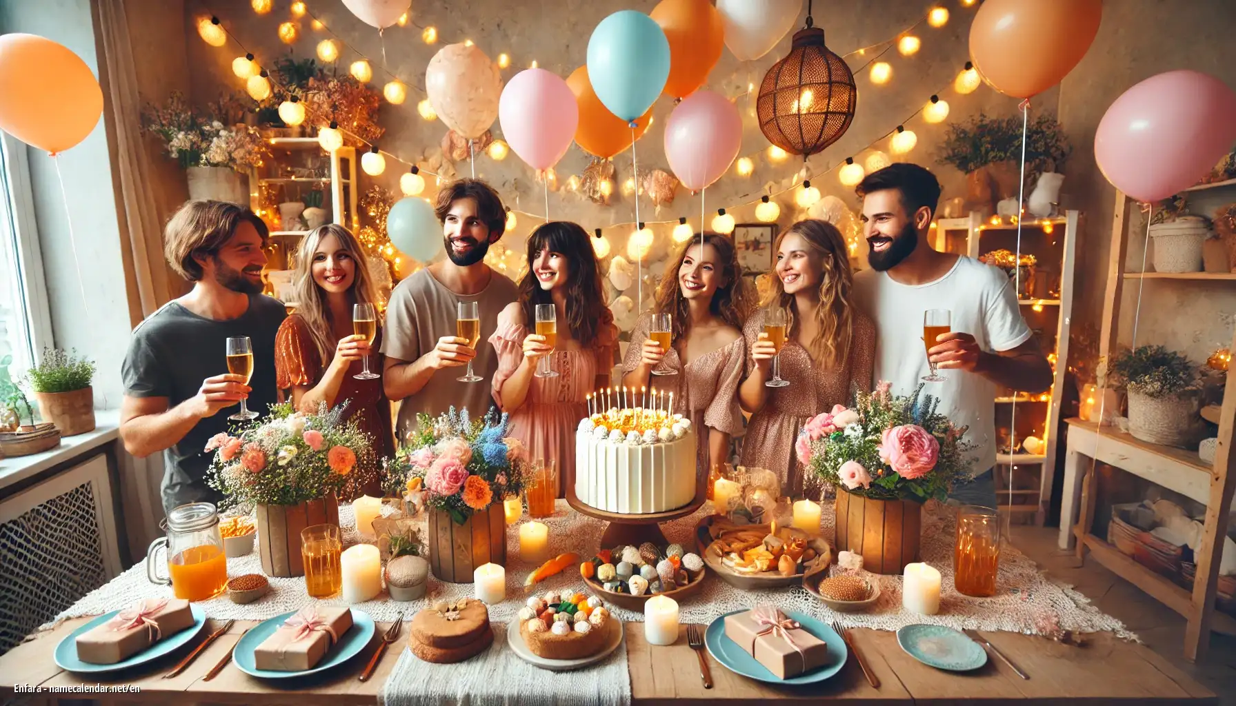 Celebration of name day and name - Enfara