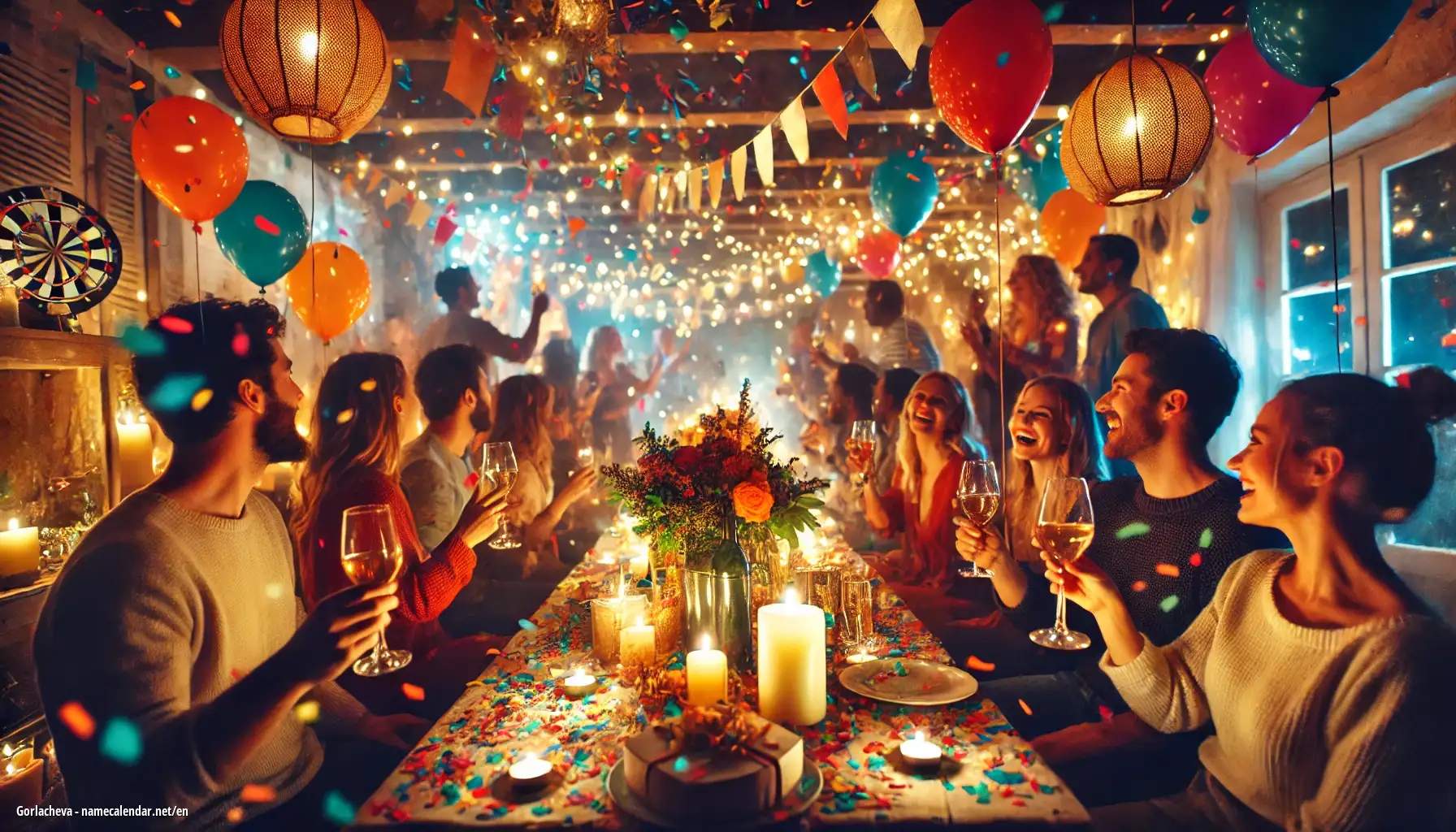 Celebration of name day and name - Gorlacheva