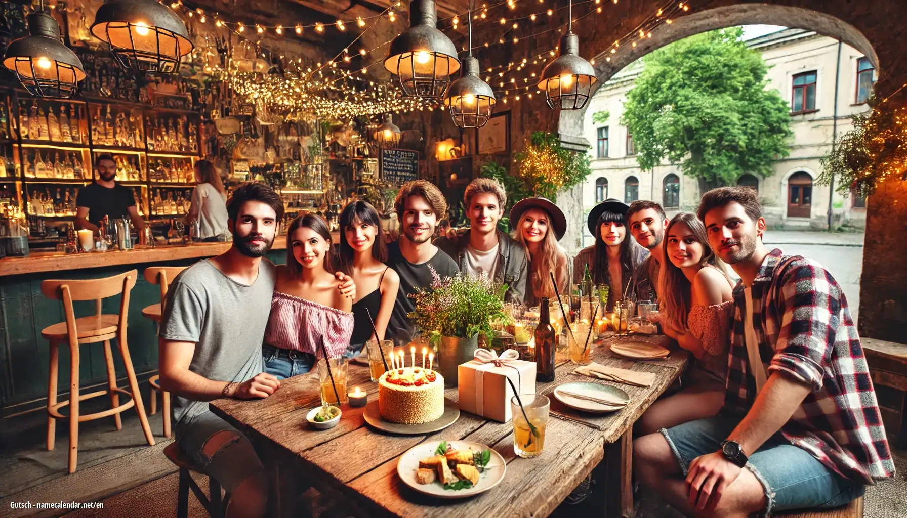 Celebration of name day and name - Gutsch