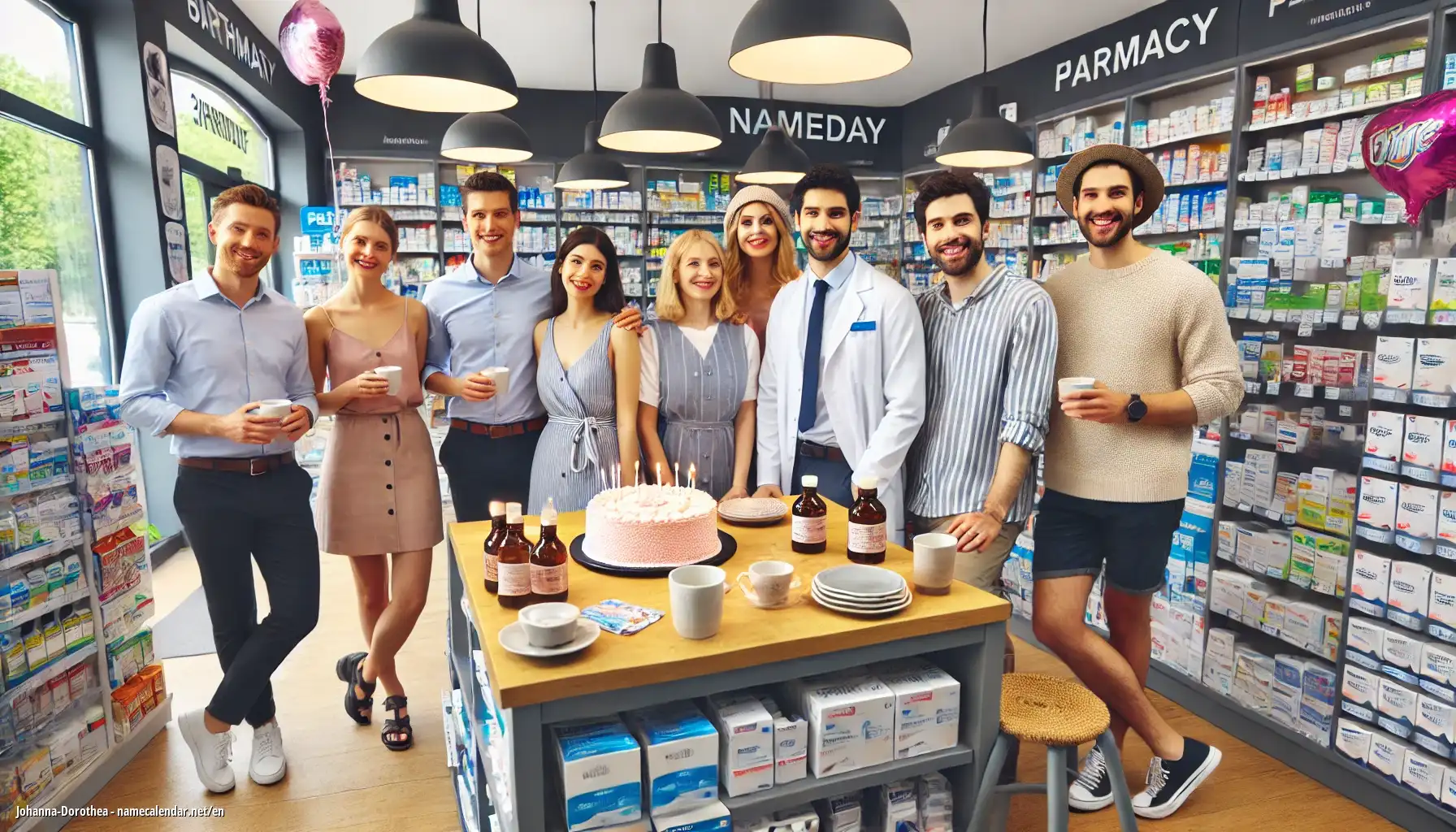 Celebration of name day and name - Johanna-Dorothea