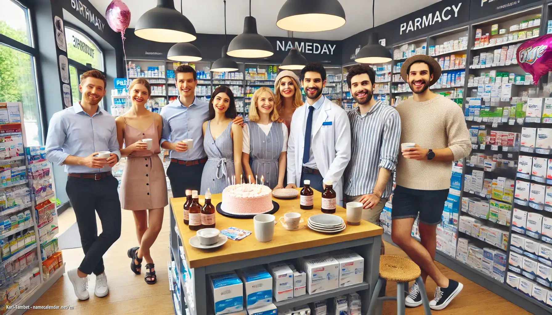 Celebration of name day and name - Karl-Tambet