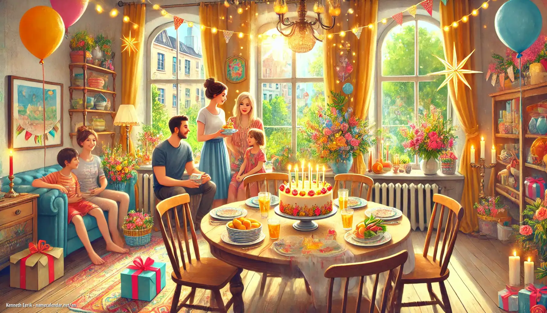 Celebration of name day and name - Kenneth Eerik