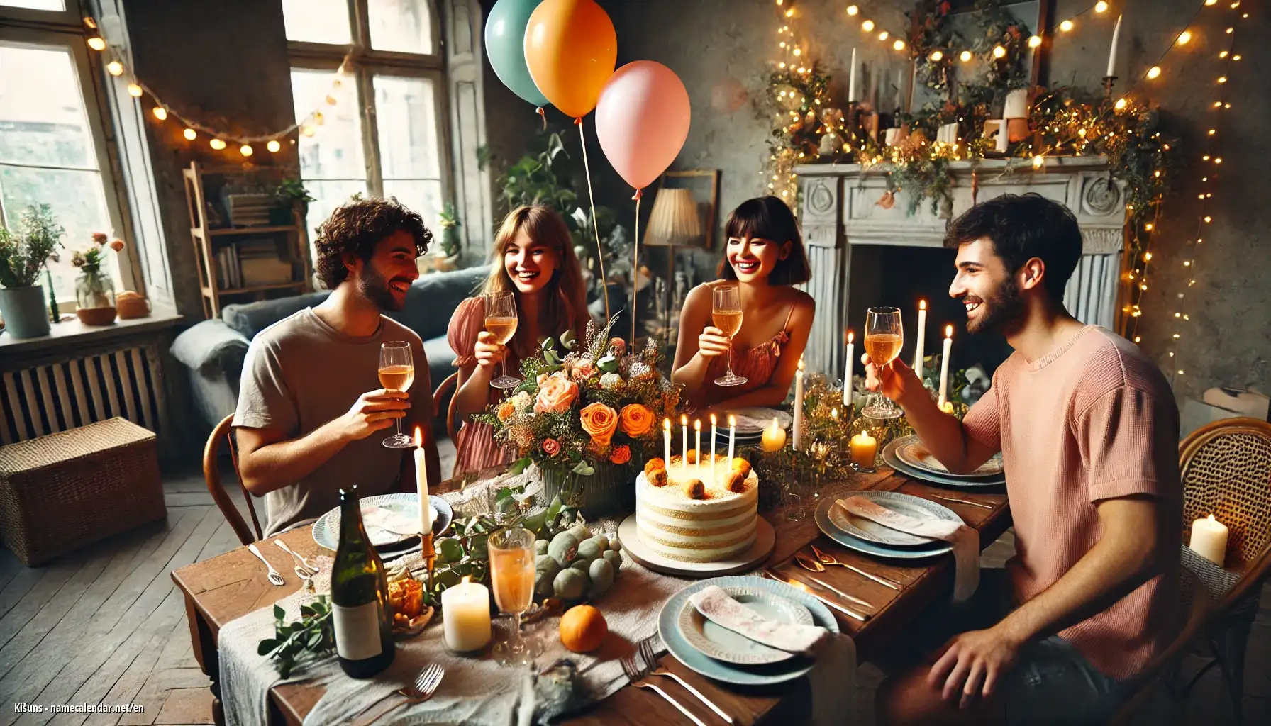 Celebration of name day and name - Kišuns