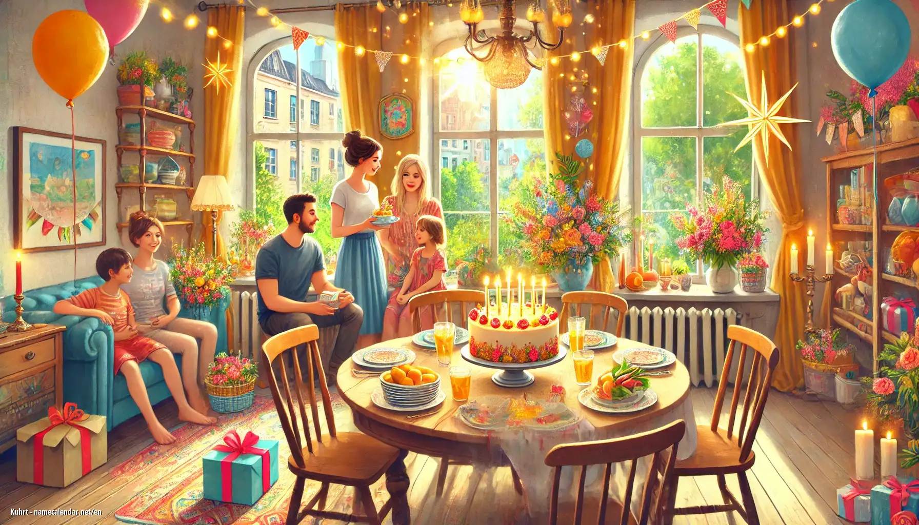 Celebration of name day and name - Kuhrt