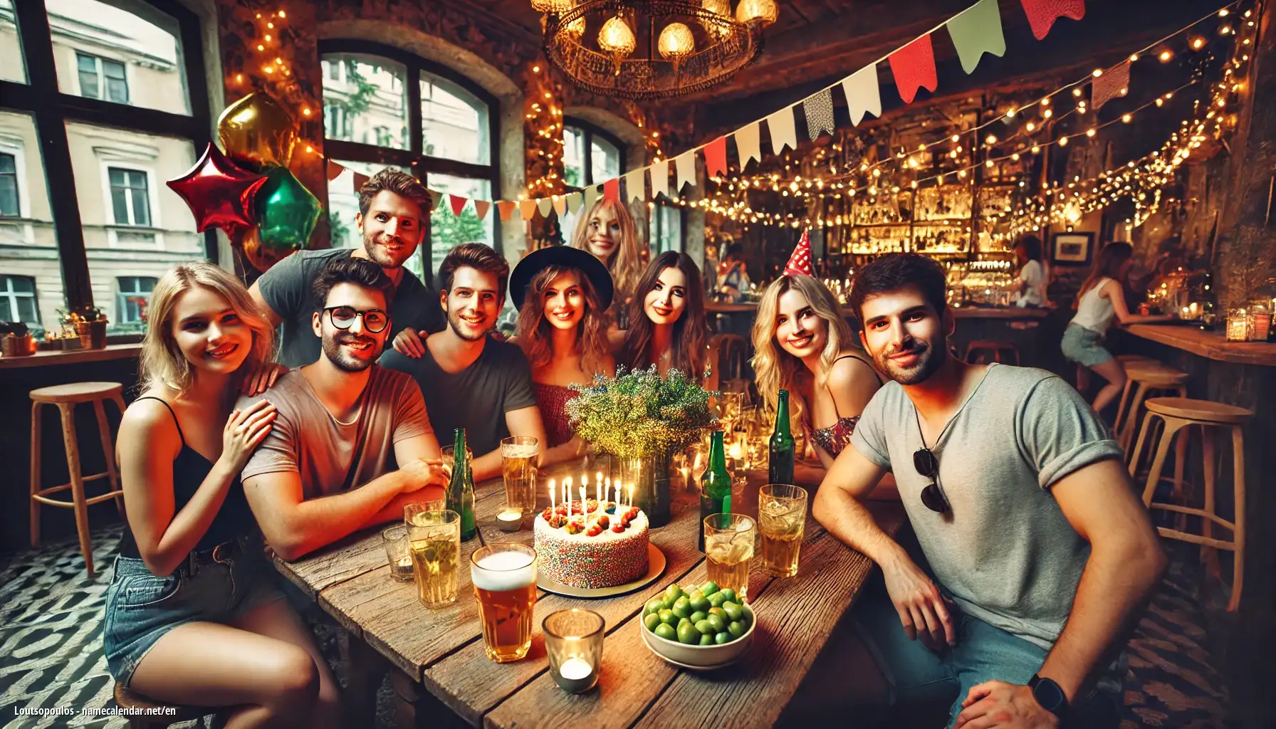 Celebration of name day and name - Loutsopoulos