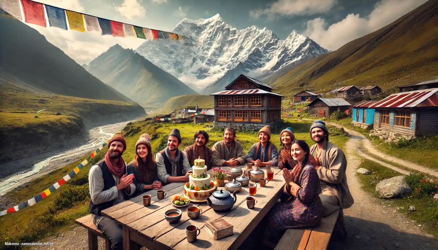 Celebration of name day and name - Makenna