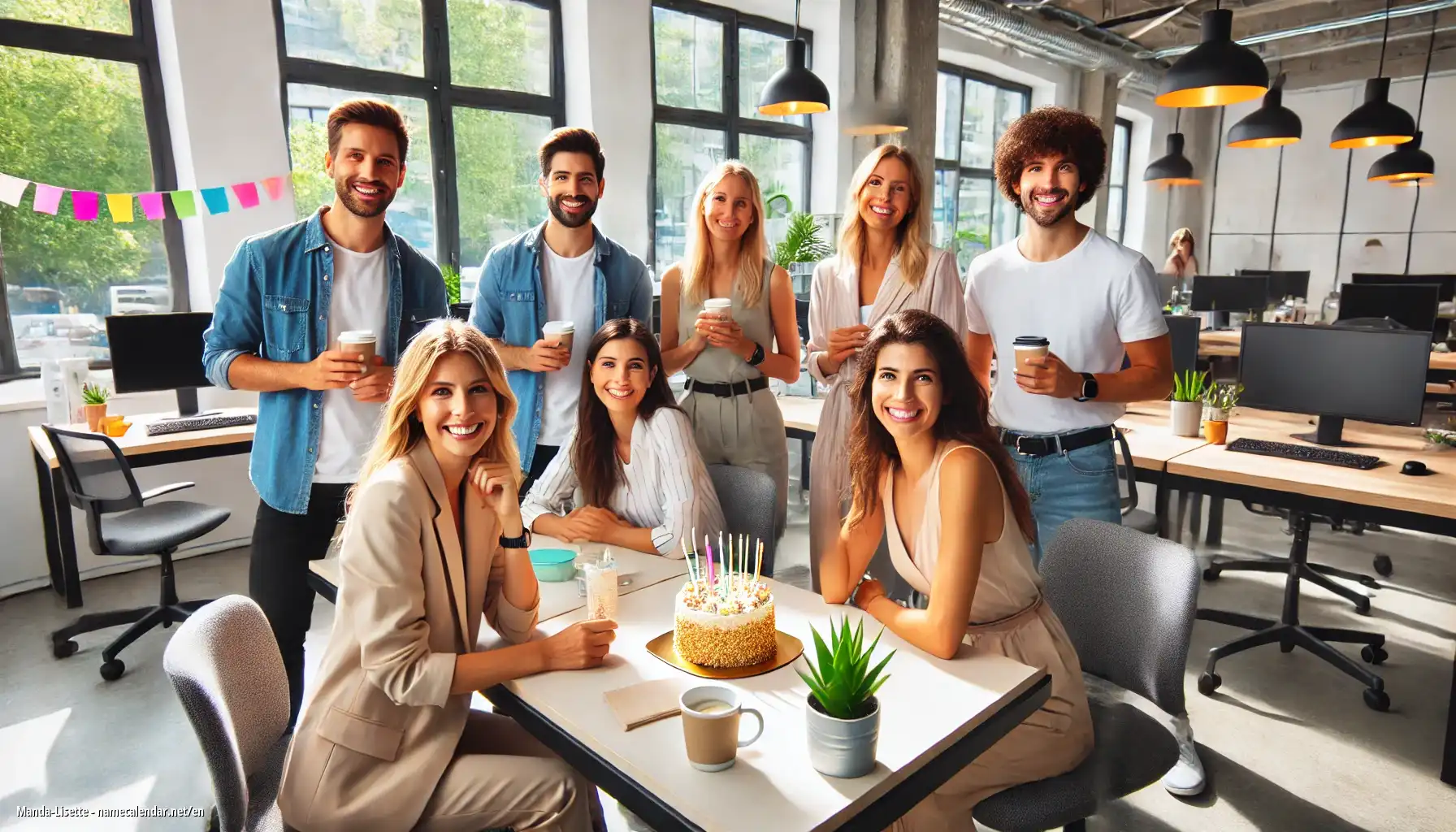 Celebration of name day and name - Manda-Lisette