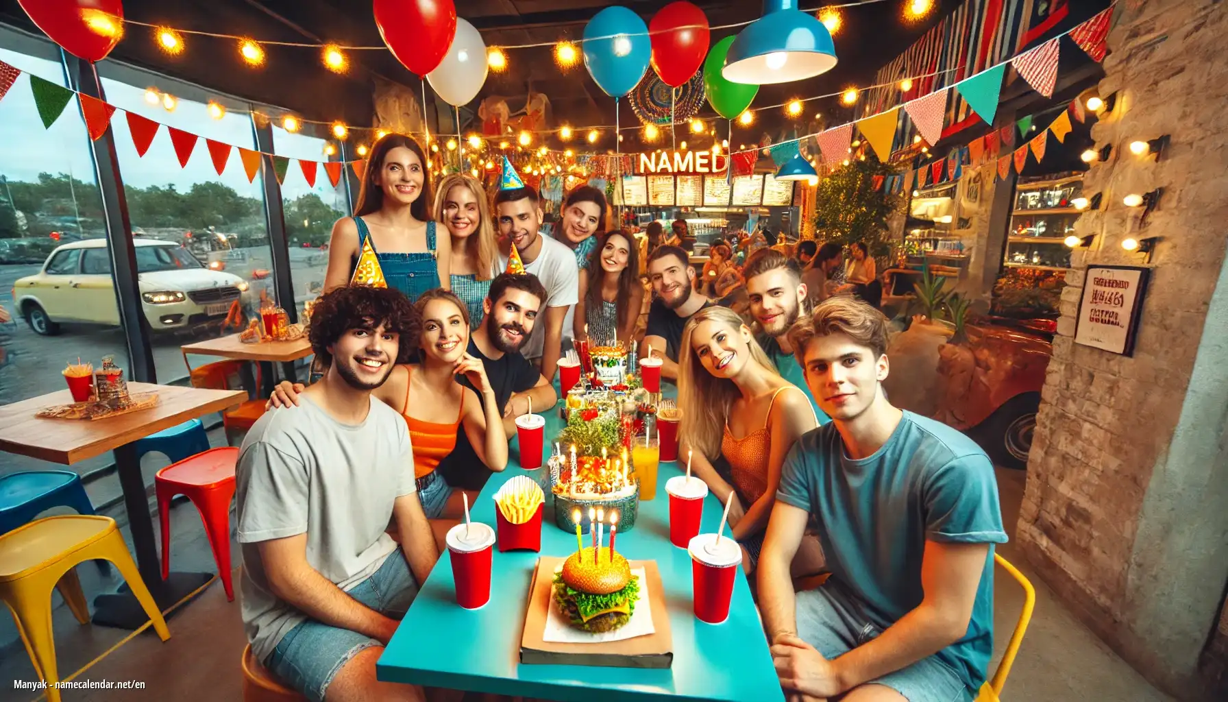 Celebration of name day and name - Manyak