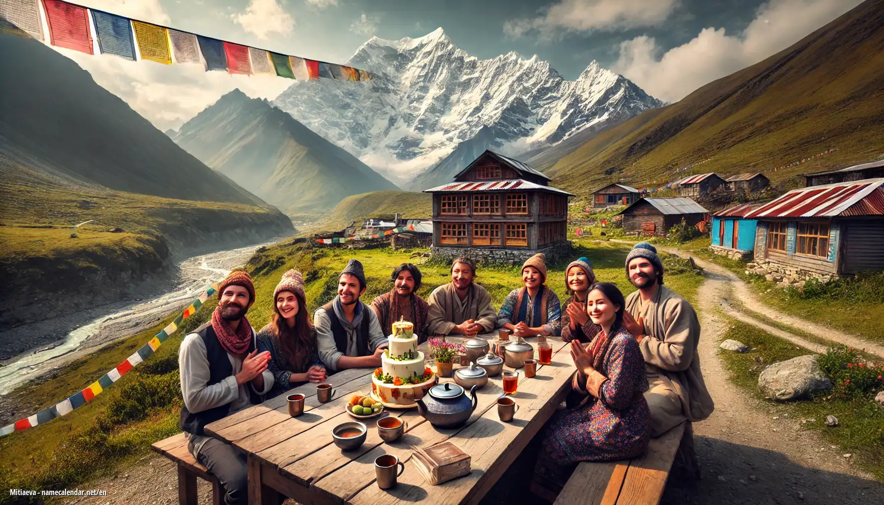 Celebration of name day and name - Mitiaeva