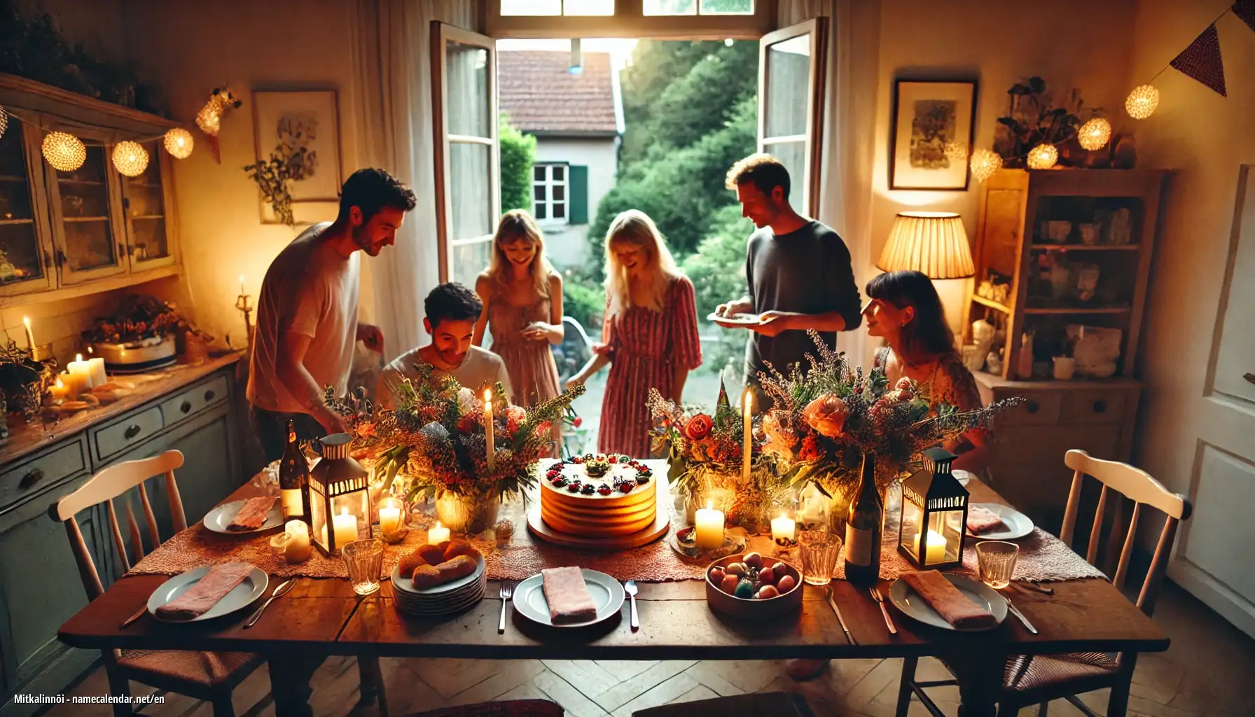 Celebration of name day and name - Mitkalinnõi