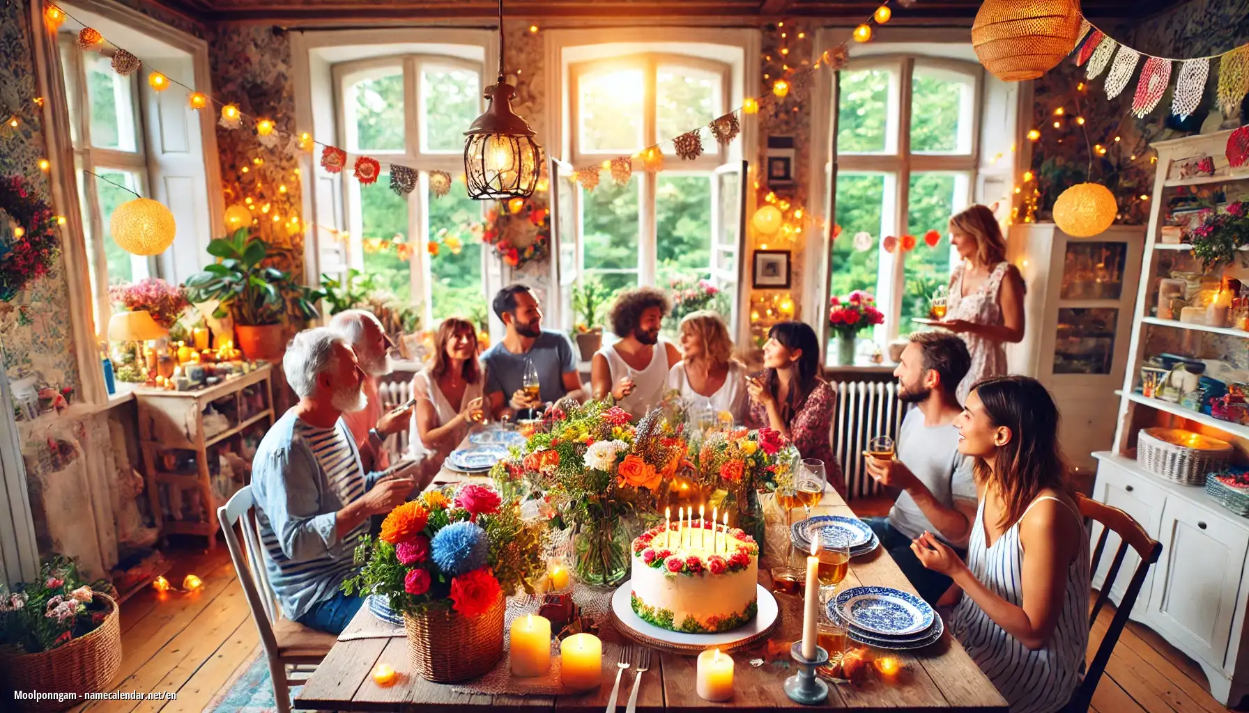 Celebration of name day and name - Moolponngam