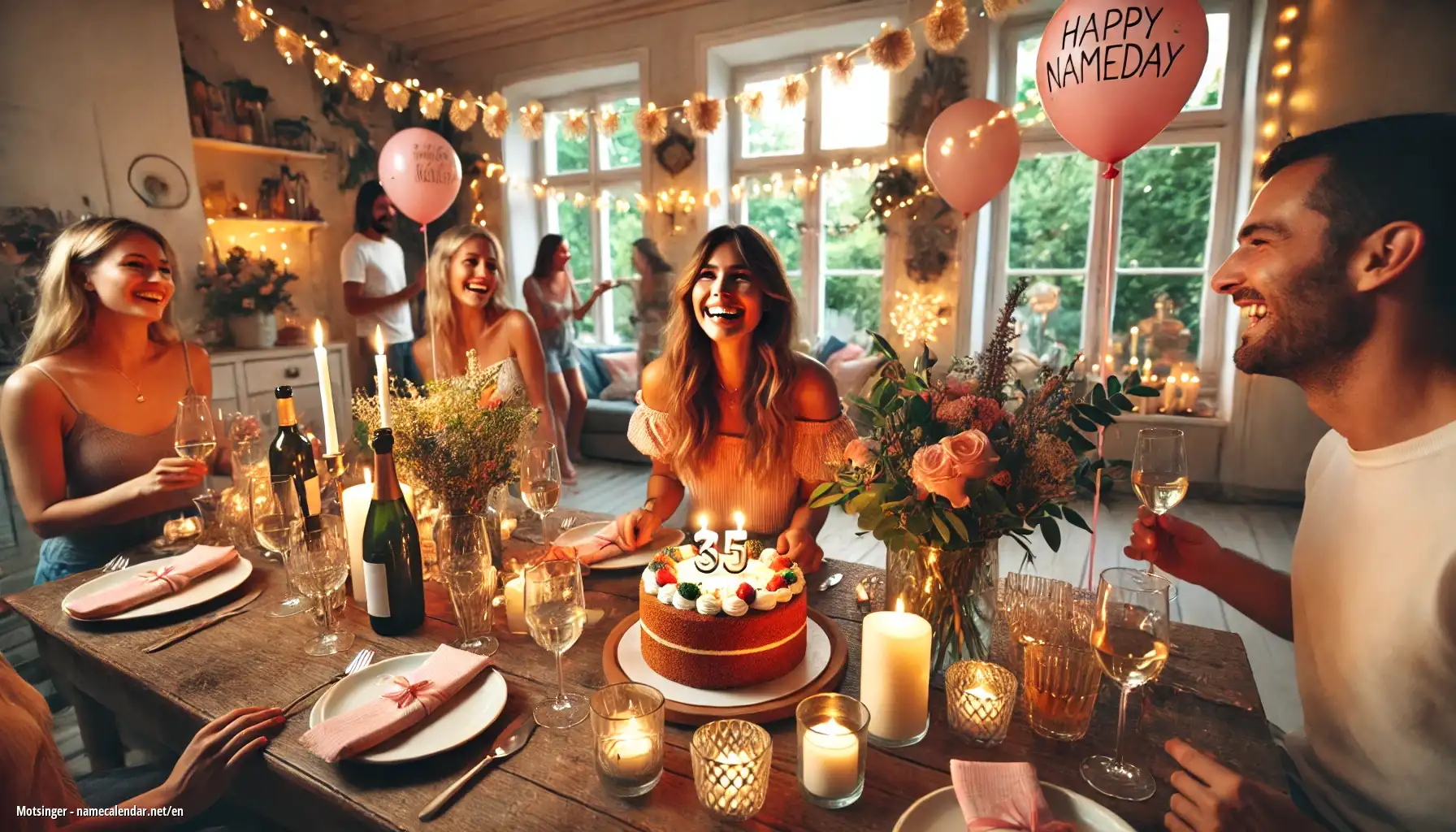 Celebration of name day and name - Motsinger