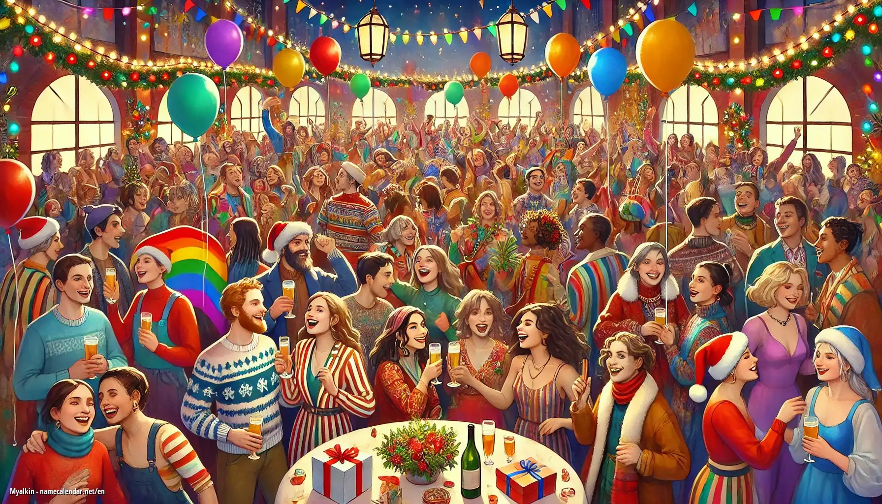 Celebration of name day and name - Myalkin