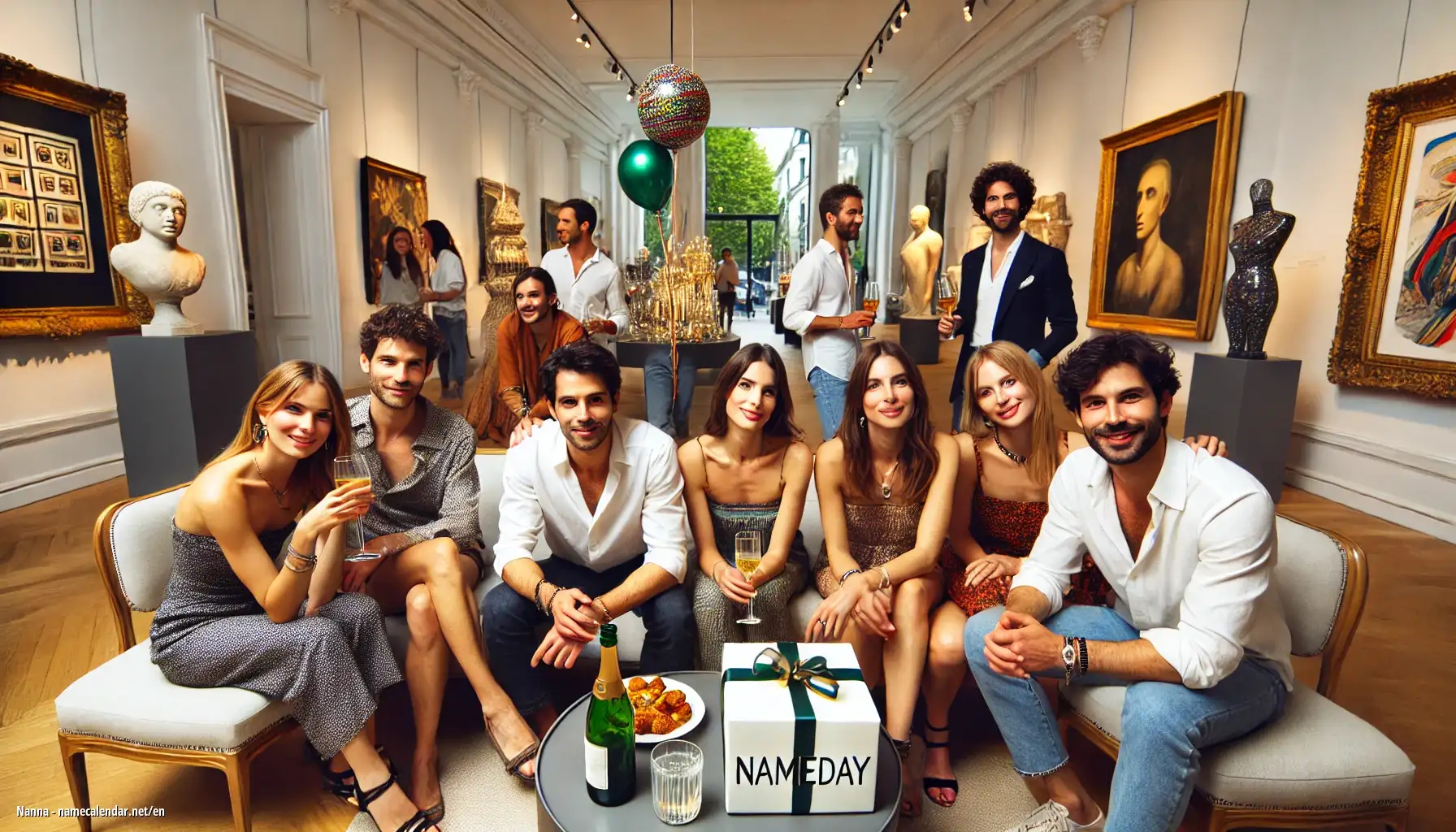 Celebration of name day and name - Nanna