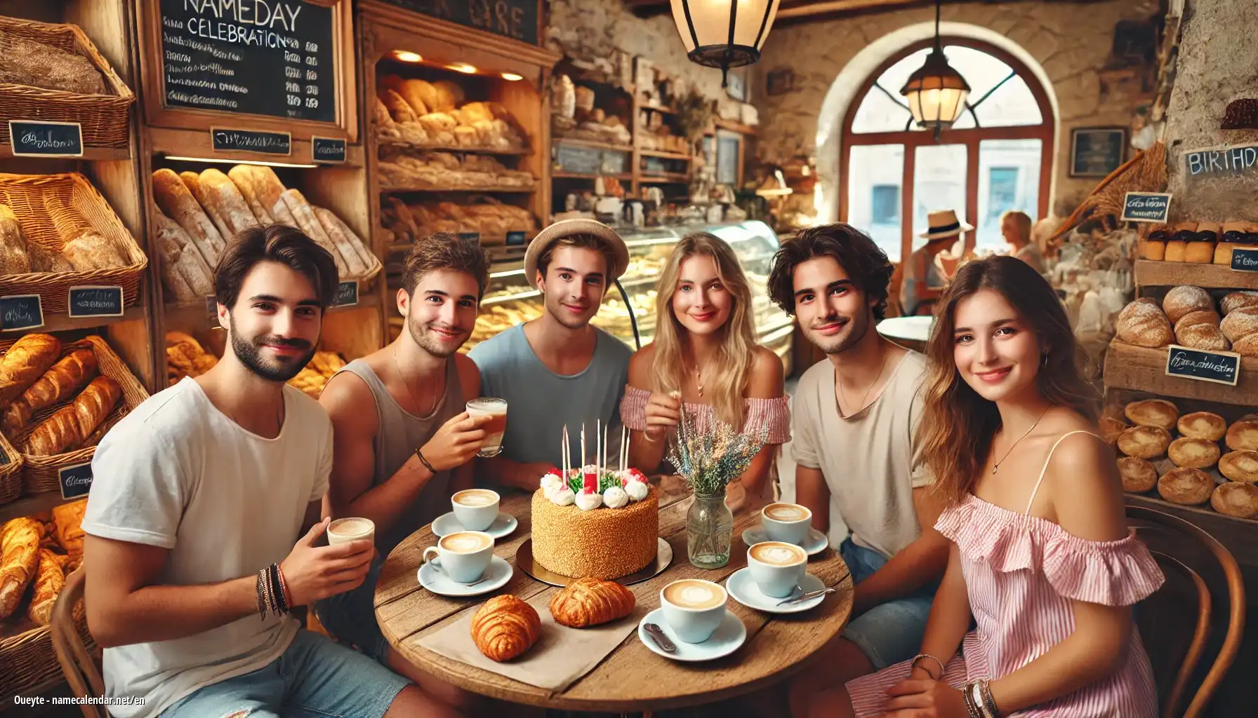 Celebration of name day and name - Oueyte