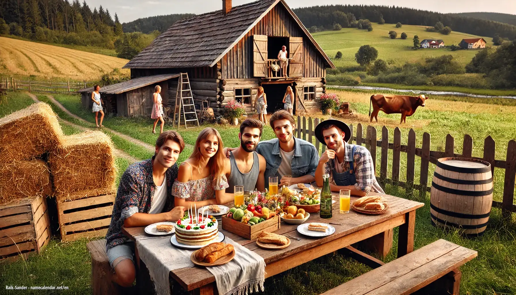 Celebration of name day and name - Raik-Sander