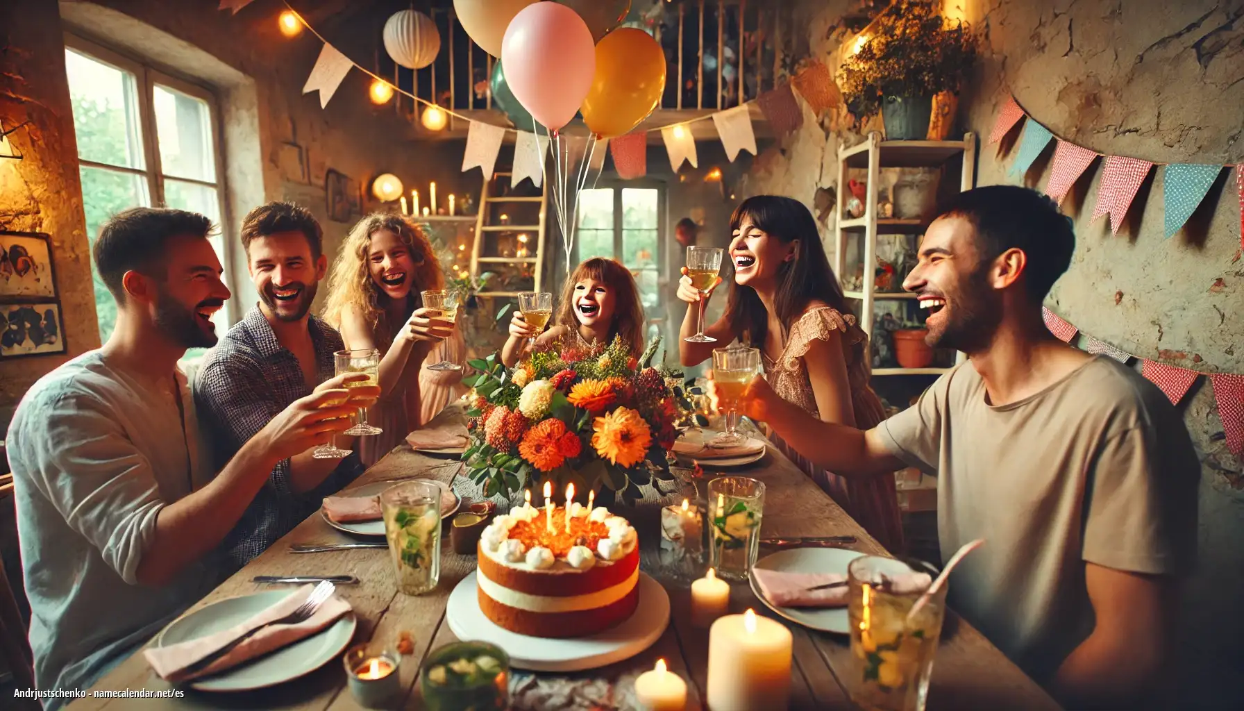 Celebración del onomástico y del nombre - Andrjustschenko