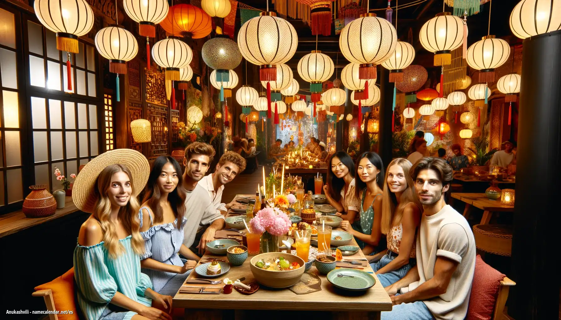 Celebración del onomástico y del nombre - Anukashvili