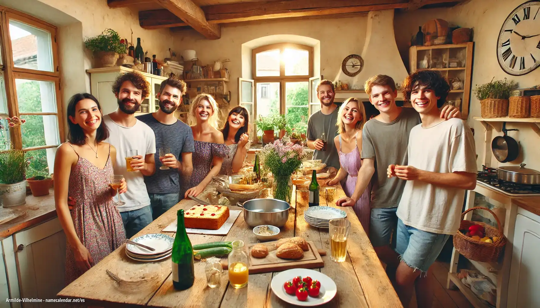 Celebración del onomástico y del nombre - Armilde-Vilhelmine