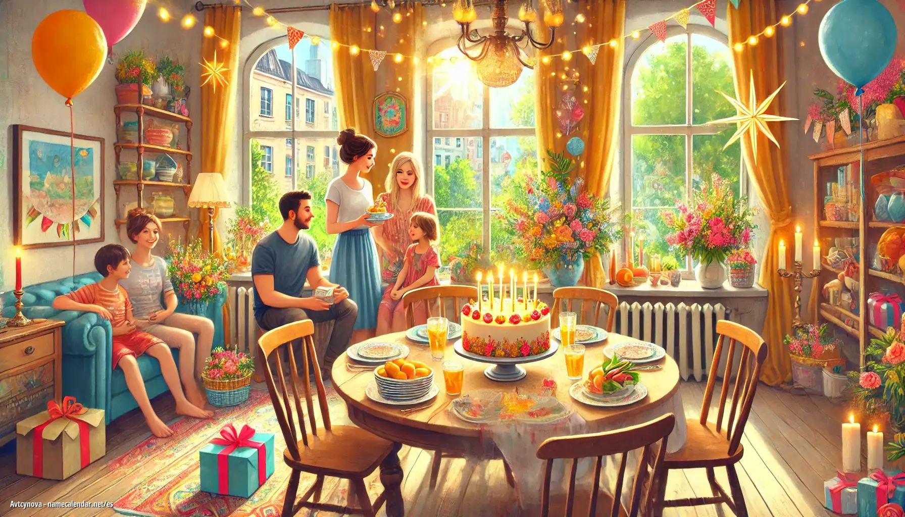 Celebración del onomástico y del nombre - Avtcynova