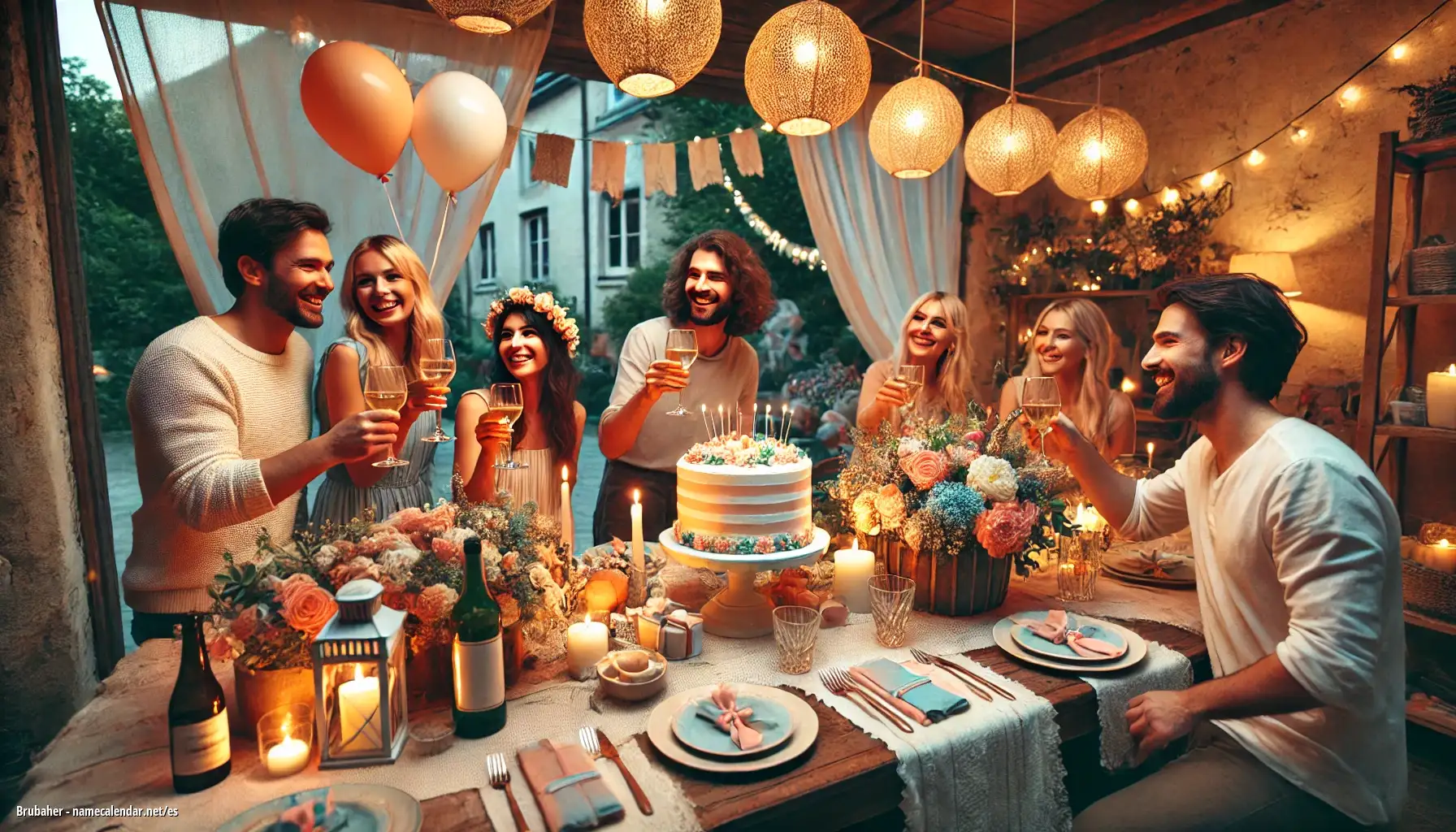 Celebración del onomástico y del nombre - Brubaher