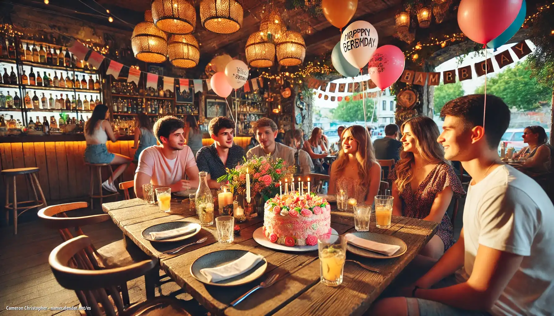 Celebración del onomástico y del nombre - Cameron Christopher