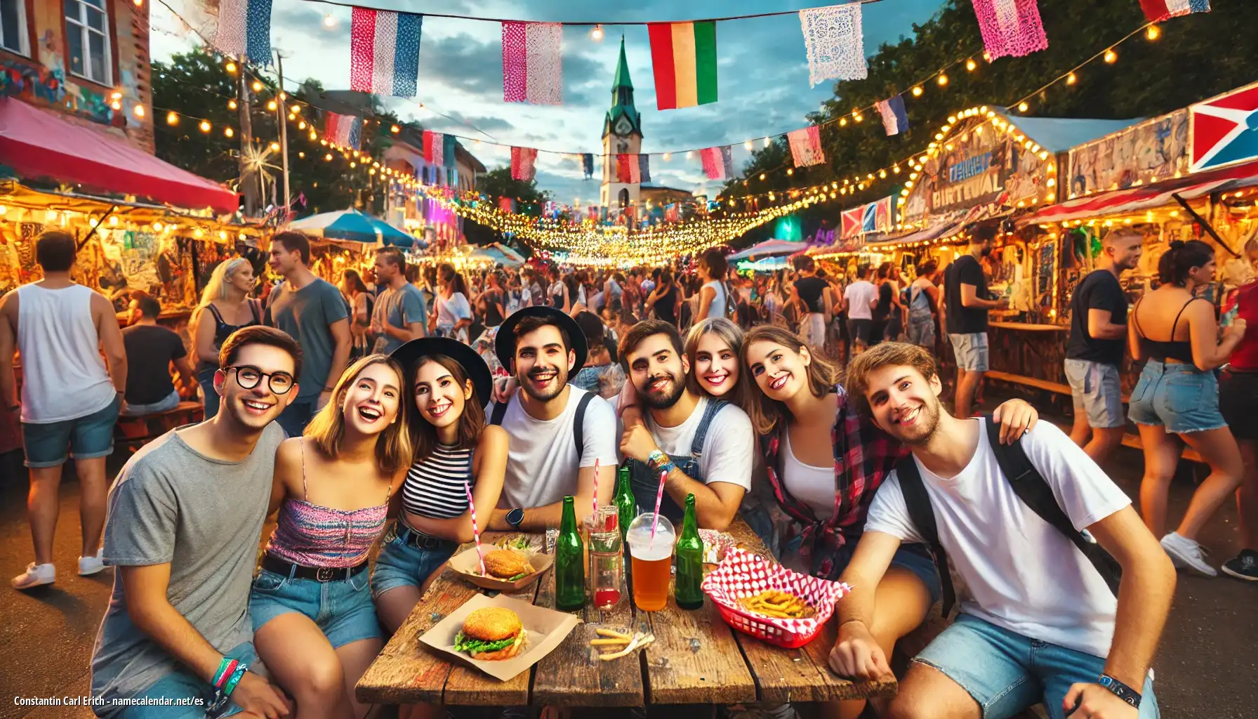 Celebración del onomástico y del nombre - Constantin Carl Erich