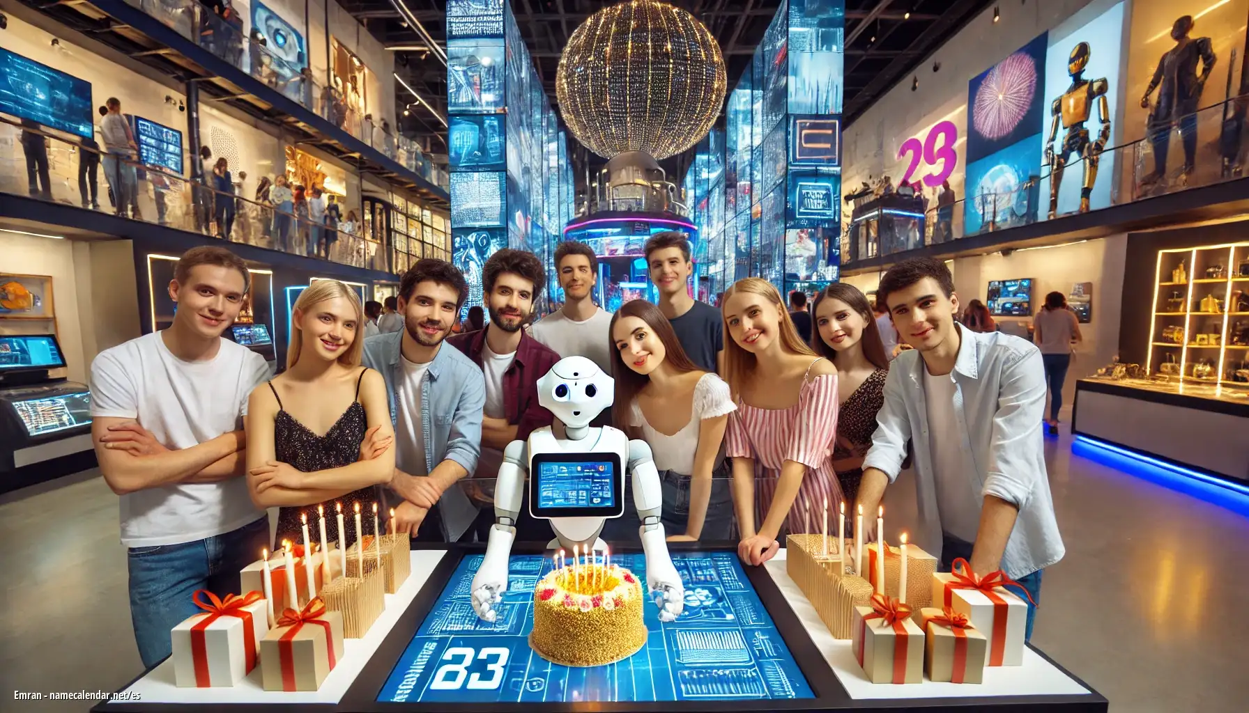 Celebración del onomástico y del nombre - Emran