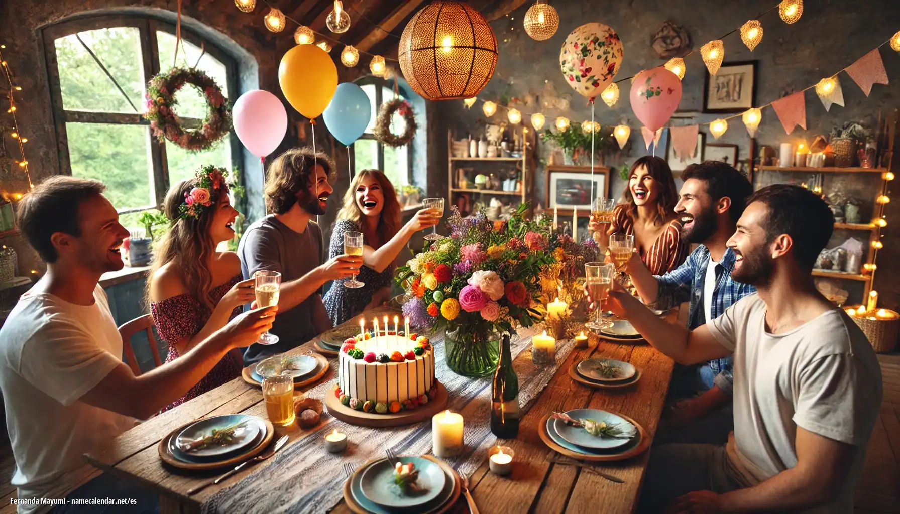 Celebración del onomástico y del nombre - Fernanda Mayumi