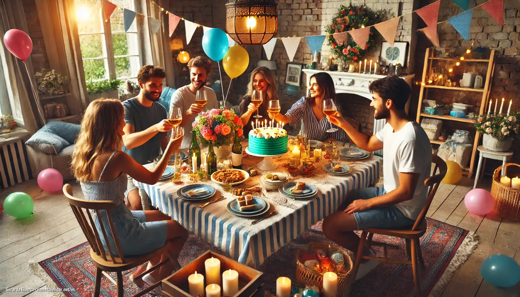 Celebración del onomástico y del nombre - Gerarda Elberta