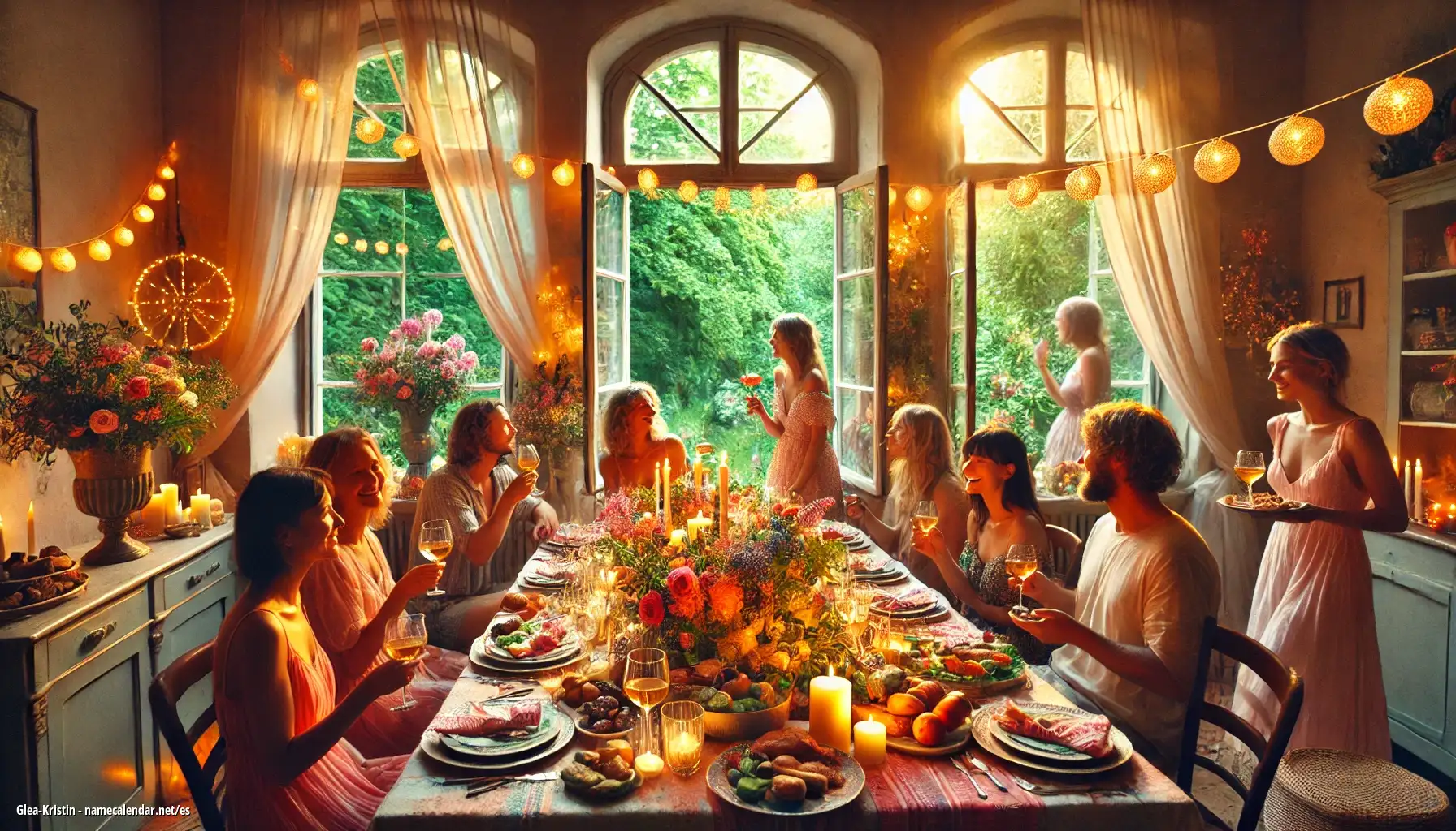 Celebración del onomástico y del nombre - Glea-Kristin