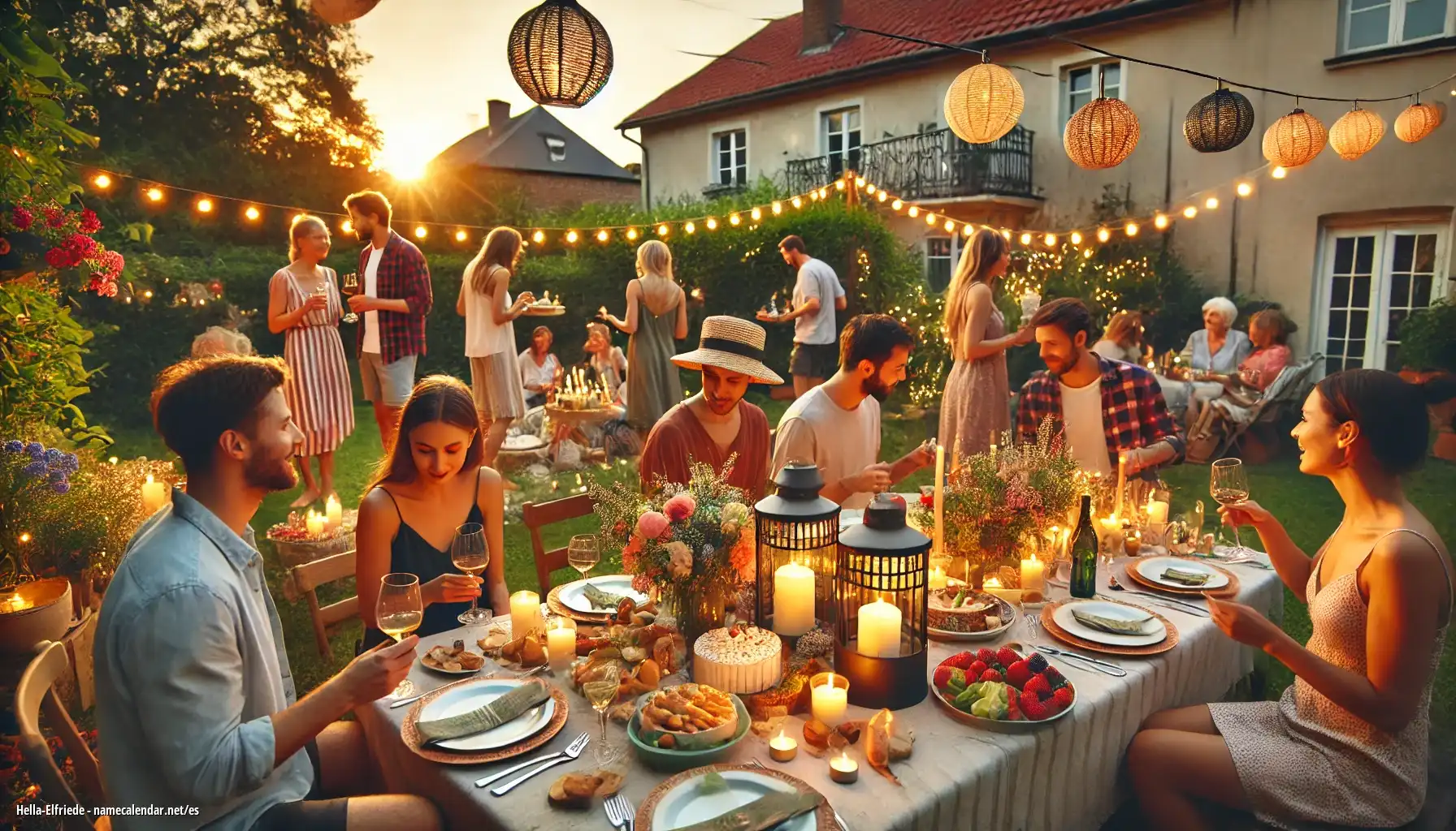 Celebración del onomástico y del nombre - Hella-Elfriede