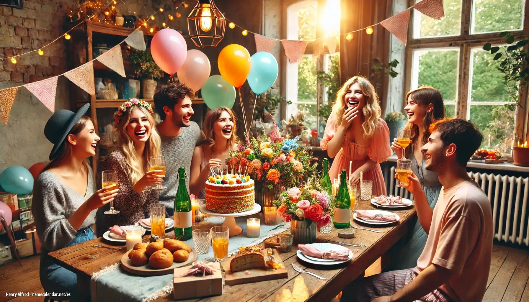 Celebración del onomástico y del nombre - Henry Alfred