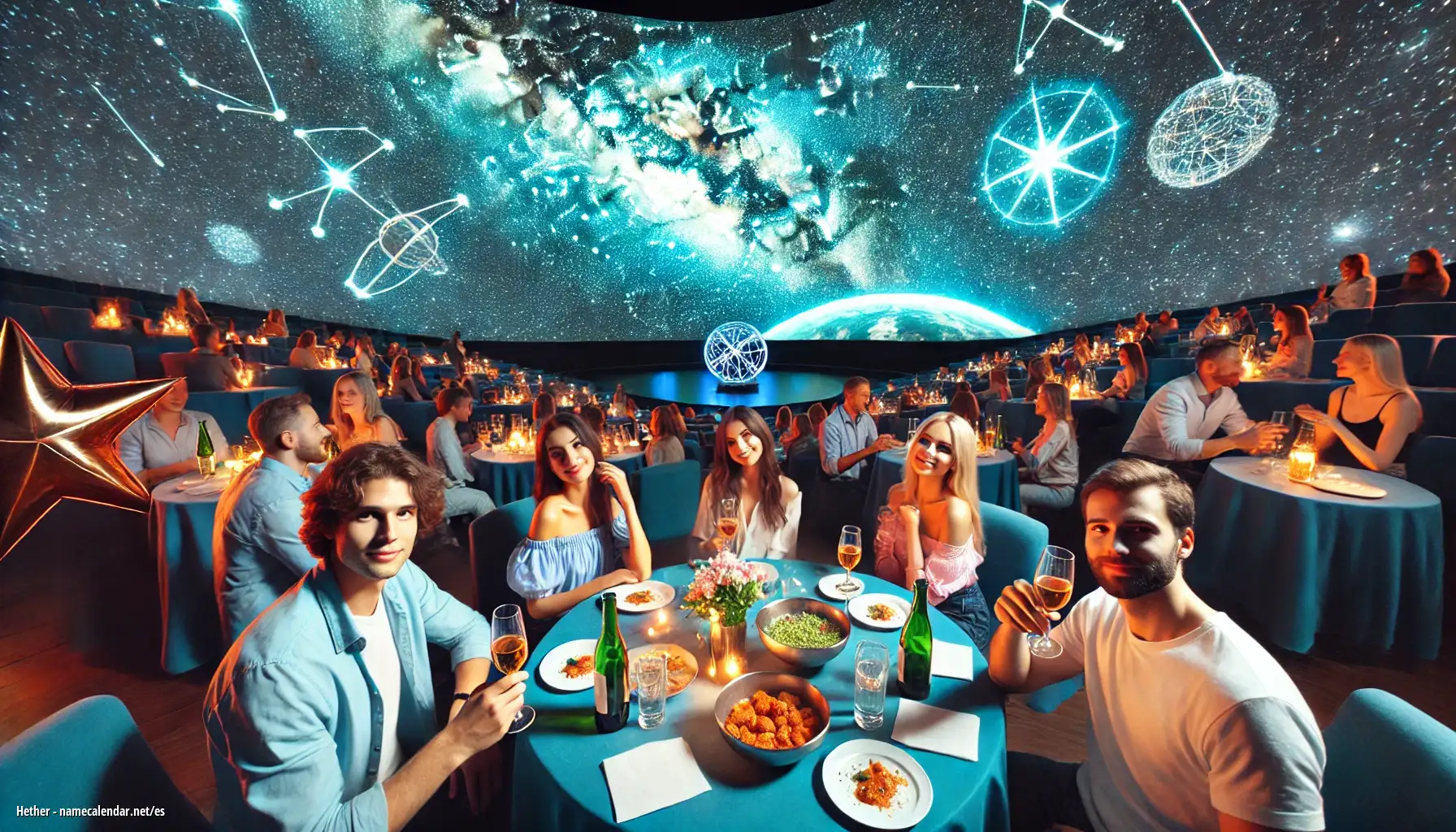 Celebración del onomástico y del nombre - Hether