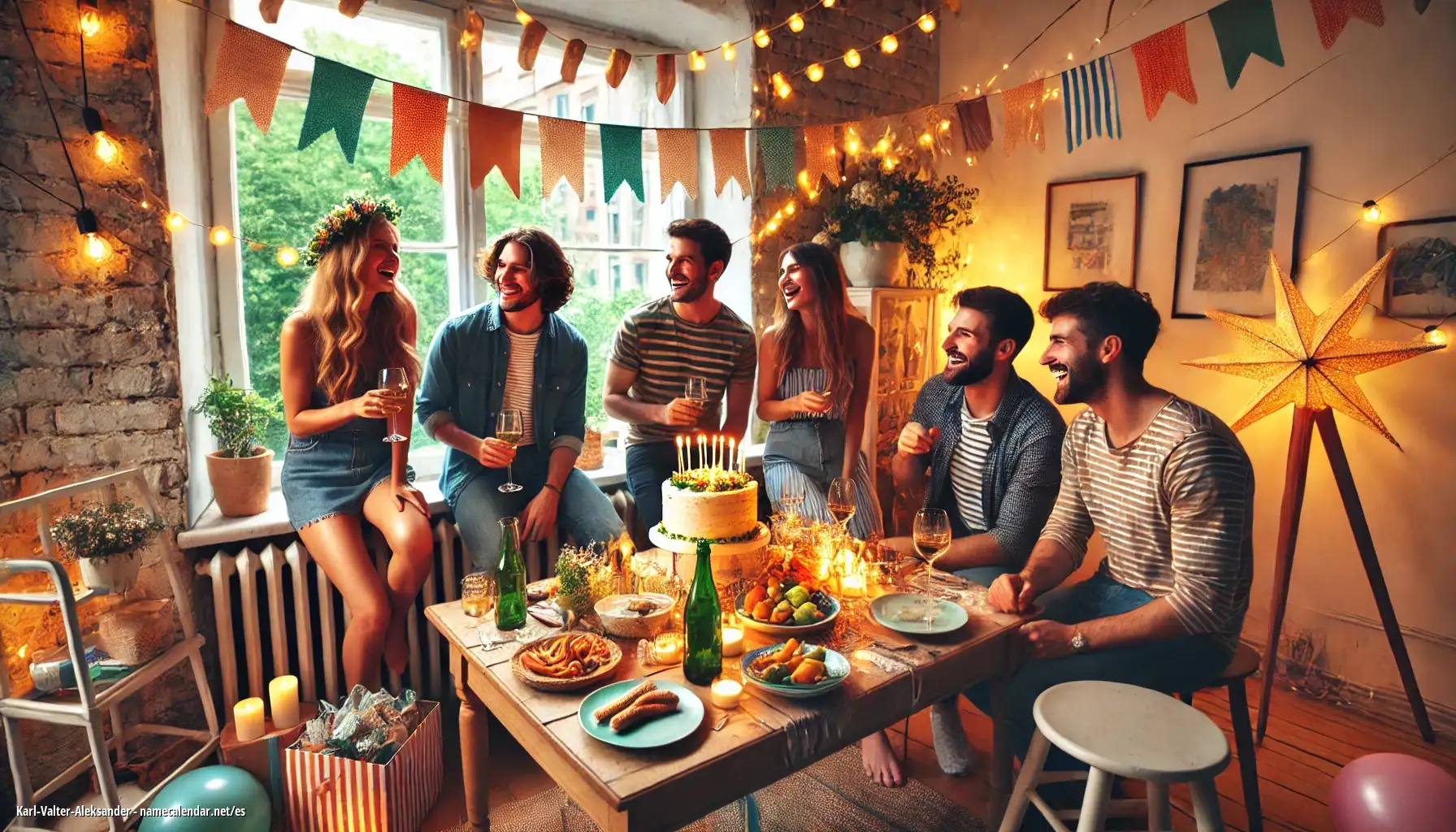 Celebración del onomástico y del nombre - Karl-Valter-Aleksander